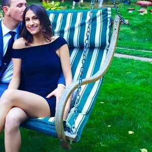 Topshop black mini dress